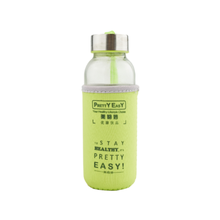 PRETTY EASY Borosilicate Glass Bottle Green