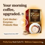 Nutri Cafe Fit Cappuccino 20 Sachets - Image 8
