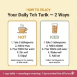 Nutri Teh Tarik 7 Days Slide 5 (How to prepare)