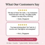 Nutri Teh Tarik 7 Days — 8 Packs + Free Borosilicate Glass Bottle - Image 6