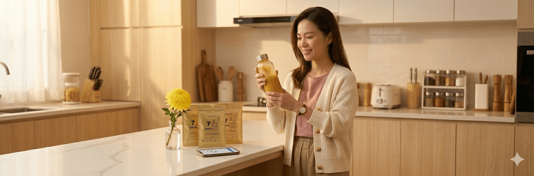 Nutri Teh Tarik 7 Days + Borosilicate Glass
